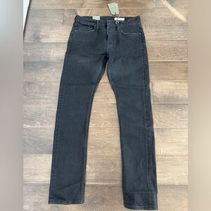 All Saints Men's Jet Black Cigarette Jeans